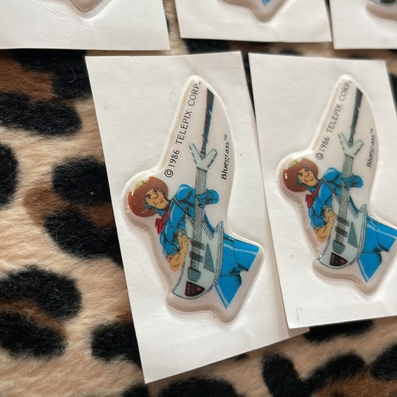 1986 SILVERHAWKS 💙 Bluegrass Vintage Puffy Sticker Kenner 80s Collectible Retro - Picture 15 of 15